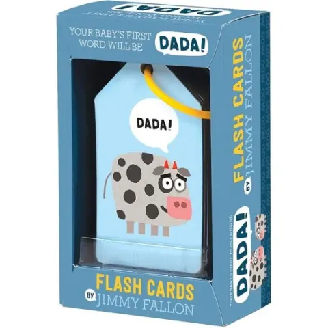 Coperta cărții Flash Cards by Jimmy Fallon - Your Baby's First Word Will Be Dada, JIMMY FALLON