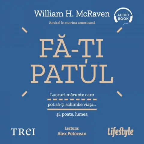 Coperta cărții Fă-ți patul (audiobook)