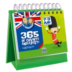 Coperta cărții Calendar 365 de cuvinte englezesti ilustrate 7-9 ani