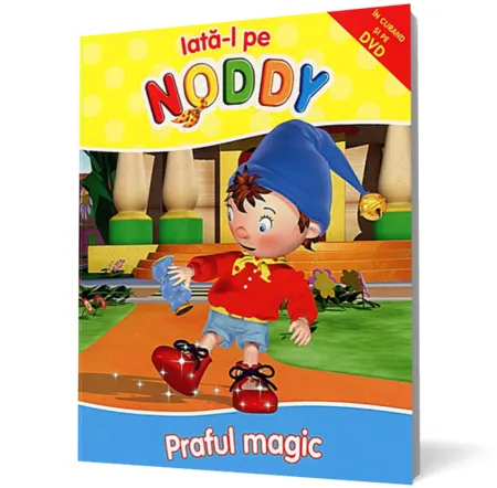 Coperta cărții Iată-l pe Noddy! Praful magic