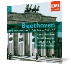 Coperta cărții Beethoven - Piano Trio No. 5 in D major. Piano Trio No 11 in G major