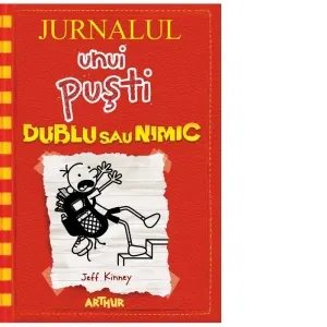 Coperta cărții Jurnalul unui pusti 11. Dublu sau nimic