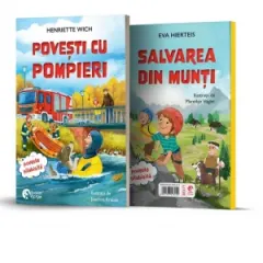 Coperta cărții Povesti cu pompieri / Salvarea din munti (2 povesti intr-o singura carte)