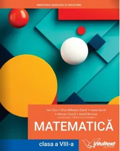 Coperta cărții Matematica. Manual pentru clasa a VIII