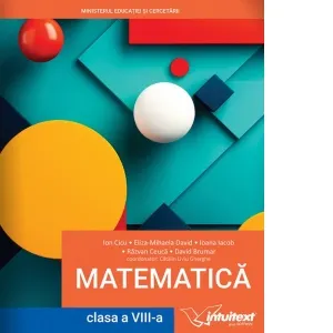 Coperta cărții Matematica. Manual pentru clasa a VIII