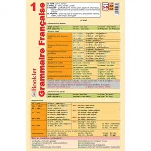 Coperta cărții Pliant Grammaire Francaise 1