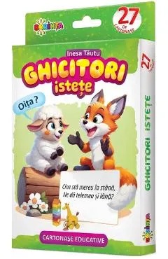 Coperta cărții Ghicitori istete. 27 de cartonase