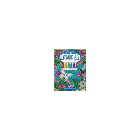 Coperta cărții Backyard Bliss Creative Pages Coloring Kit