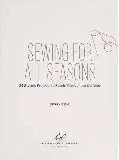 Coperta cărții Sewing for all seasons: 24 stylish projects to stitch throughout the year