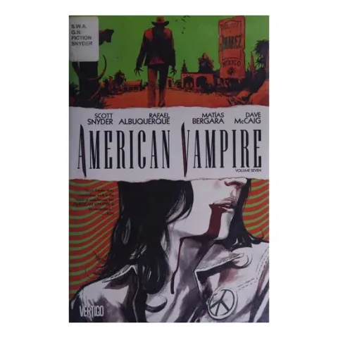 Coperta cărții American Vampire. Volume 7