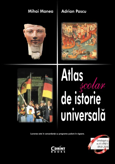 Coperta cărții Atlas școlar de istorie universală / Manea