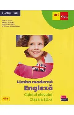 Coperta cărții Limba engleza. Limba moderna - Clasa 3 - Caietul elevului - Herbert Puchta, Gunter Gerngross, Peter Lewis-Jones, Oana-Cristina Stoica