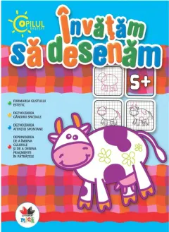 Coperta cărții Copilul deștept. Învățăm să desenăm 5+