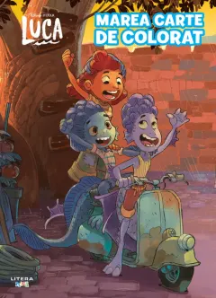 Coperta cărții Disney Pixar. Luca. Marea carte de colorat