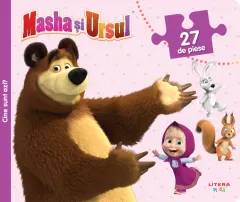Coperta cărții Masha si Ursul. Cine sunt azi? 3 puzzle-uri distractive