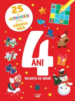 Coperta cărții 25 de activitati pentru varsta mea. 4 ani. Vacanta de iarna