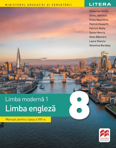 Coperta cărții Limba moderna 1. Limba engleza. Manual. Clasa a VIII-a
