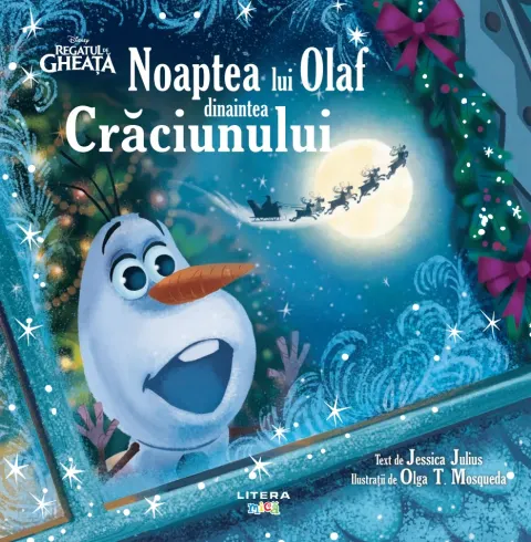 Coperta cărții Regatul de gheata. Noaptea lui Olaf dinaintea Craciunului