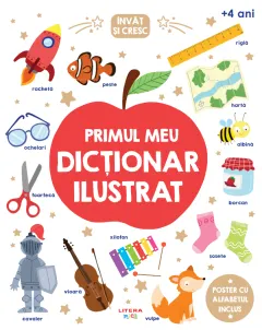 Coperta cărții Învăț și cresc. Primul meu dicționar ilustrat