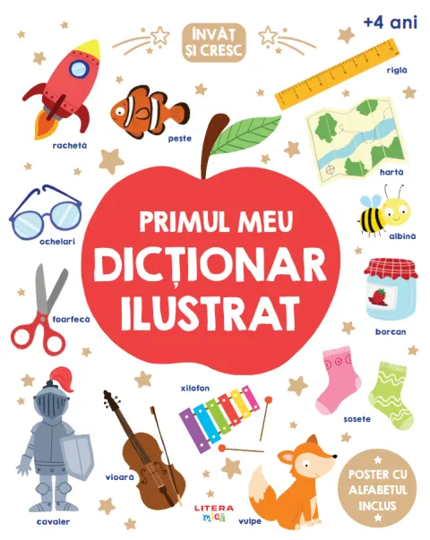 Coperta cărții Învăț și cresc. Primul meu dicționar ilustrat