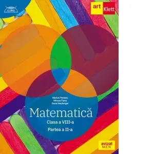 Coperta cărții Matematica. Clasa a VIII-a. Partea a II-a. Clubul matematicienilor