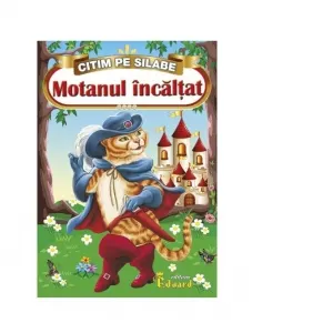 Coperta cărții Citim pe silabe - Motanul incaltat