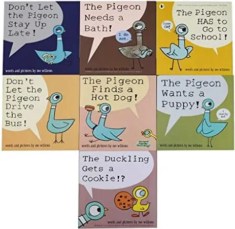 Coperta cărții Don't Let the Pigeon Series 7 Books
