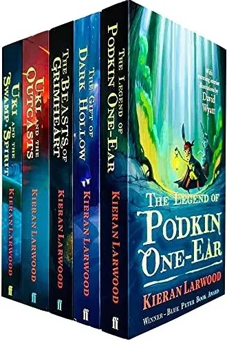 Coperta cărții Five Realms Kieran Larwood Collection 4 Books Set