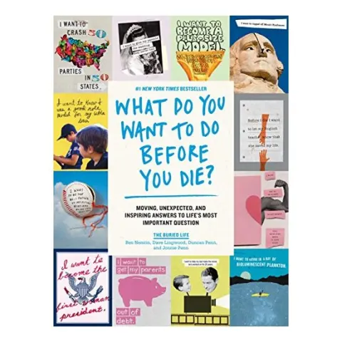 Coperta cărții What Do You Want to Do Before You Die?