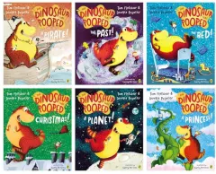 Coperta cărții The Dinosaurs That Pooped Collection 4 Books Pack Set