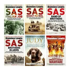 Coperta cărții Damien Lewis 6 Books Collection Set (Judy: A Dog in a Million, The Ministry of Ungentlemanly Warfare, SAS Ghost Patrol, SAS Italian Job, SAS Band of Brothers & SAS Brothers in Arms)
