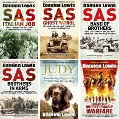 Coperta cărții Damien Lewis 6 Books Collection Set (Judy: A Dog in a Million, The Ministry of Ungentlemanly Warfare, SAS Ghost Patrol, SAS Italian Job, SAS Band of Brothers & SAS Brothers in Arms)