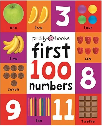 Coperta cărții First 100 Numbers, Roger Priddy