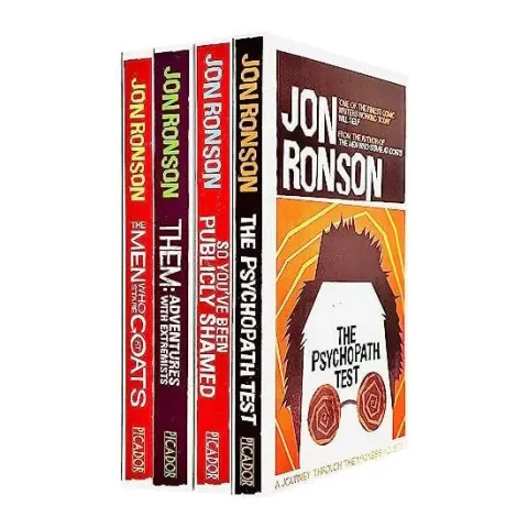 Coperta cărții Jon Ronson: 4 Books Collection
