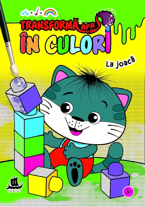 Coperta cărții Transformă apa în culori. La joacă