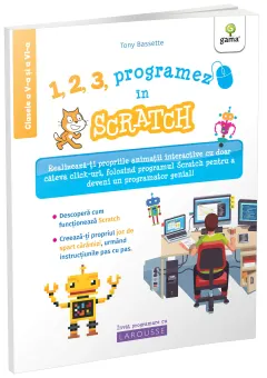 Coperta cărții 1, 2, 3, programez în Scratch
