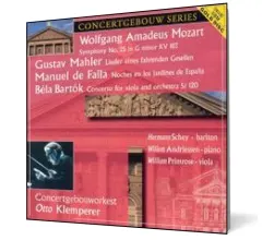 Coperta cărții Concertgebouw Series - Mozart, Mahler, Falla, Bartok