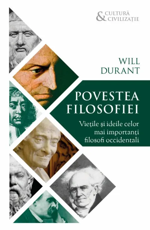 Coperta cărții Povestea filosofiei. Vietile si ideile celor mai importanti filosofi occidentali