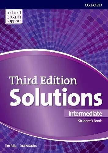 Coperta cărții Solutions 3E Intermediate Student's Book and Online Practice Pack