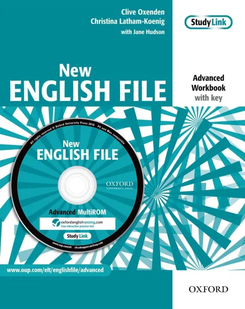 Coperta cărții New English File Advanced Workbook with MultiROM Pack