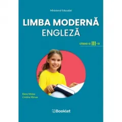 Coperta cărții Limba moderna engleza. Manual pentru clasa a III-a
