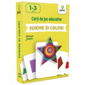 Coperta cărții Carti de joc educative - Forme si culori