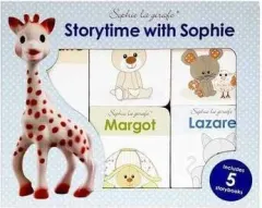 Coperta cărții Storytime with Sophie - Sophie la Girafe - includers 5 storybooks