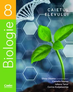 Coperta cărții Biologie. Caietul elevului pentru clasa a VIII-a