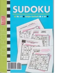 Coperta cărții Sudoku Colectie, Nr. 41/2023