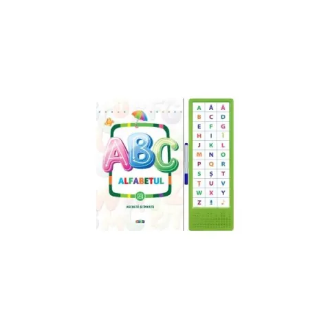 Coperta cărții ABC Alfabetul. Ascultă și învață