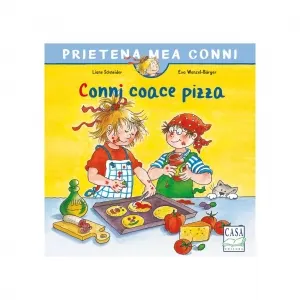 Coperta cărții Conni coace pizza