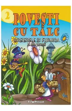 Coperta cărții Povesti cu talc 2: Greierele si furnica si alte povesti