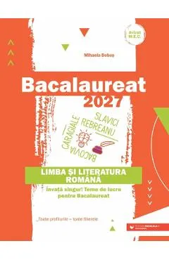 Coperta cărții Bacalaureat 2027. Limba si literatura romana