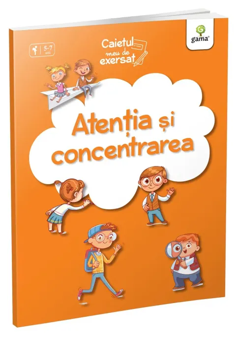 Coperta cărții Atenția și concentrarea